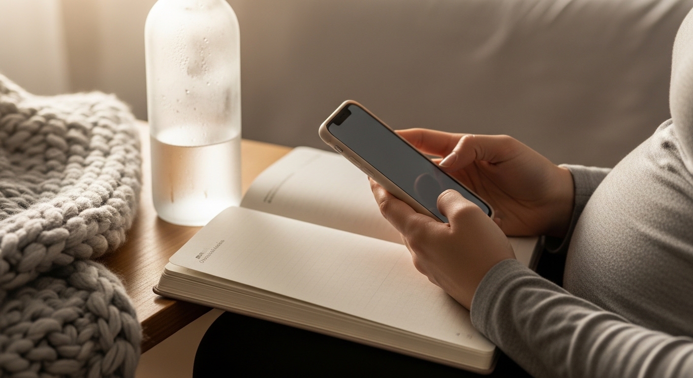 Pregnancy app and journal for gentle weekly tracking